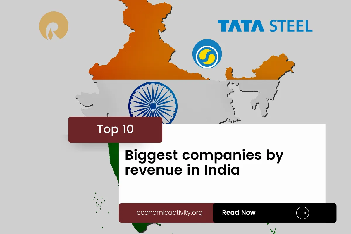 Top 10 Biggest companies by revenue in India (2023 data)