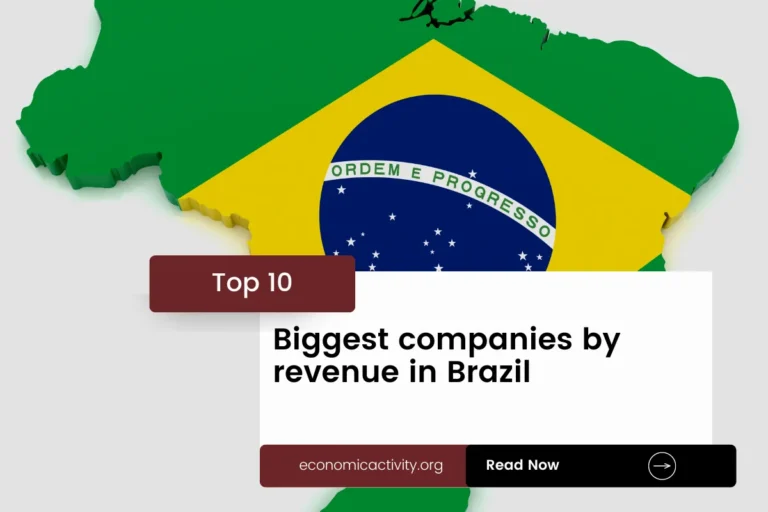 Top 10 Biggest companies by revenue in Brazil (2023 data)