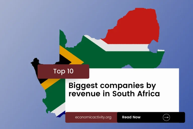 Top 10 Biggest companies by revenue in South Africa (2023 data)