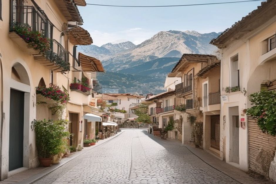 Andorra la Vella illustrating Andorra's tertiary service sector