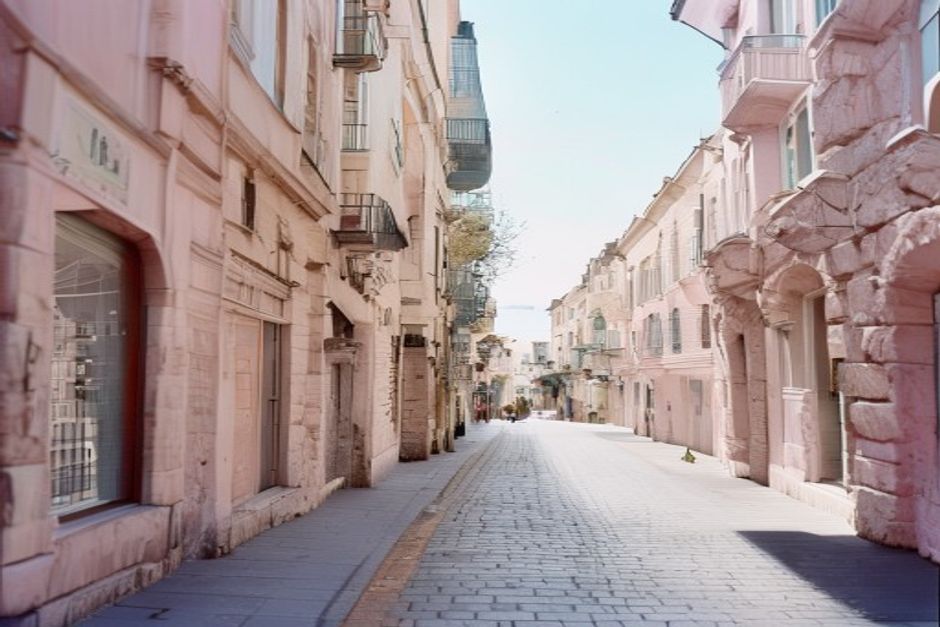 Yerevan street illustrating Armenia's tertiary service sector