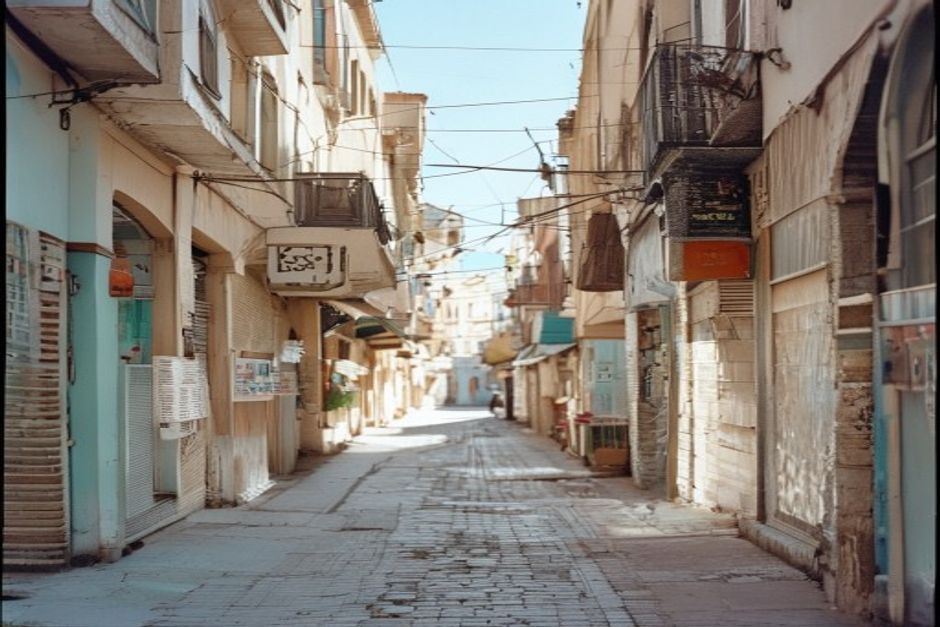 Baku illustrating Azerbaijan's tertiary service sector