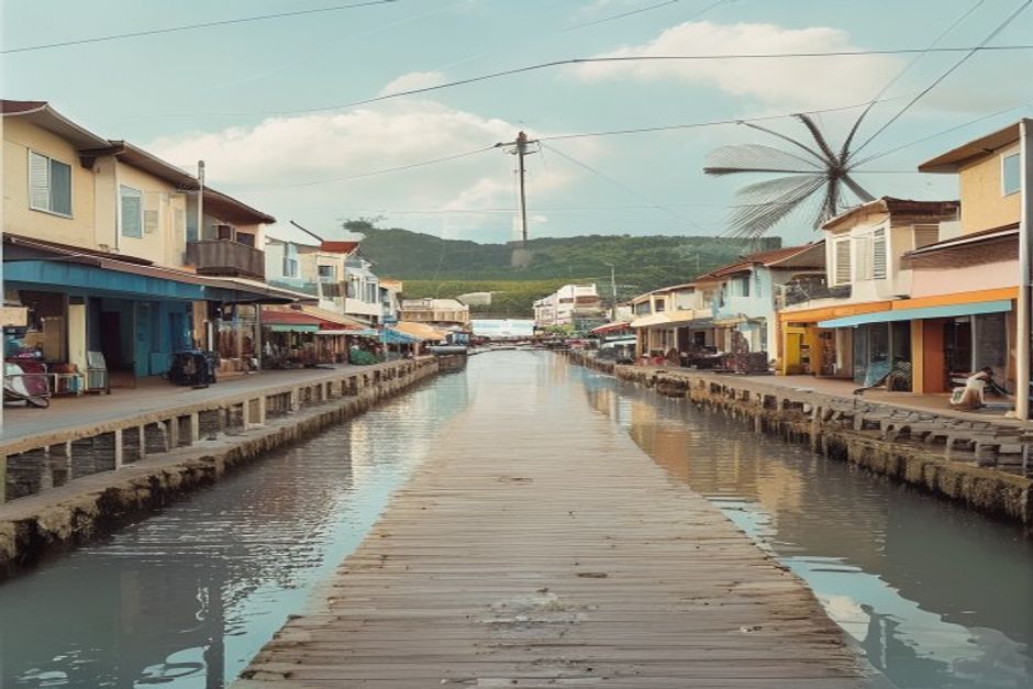 Bridgetown waterfront illustrating Barbados' tertiary tourism sector
