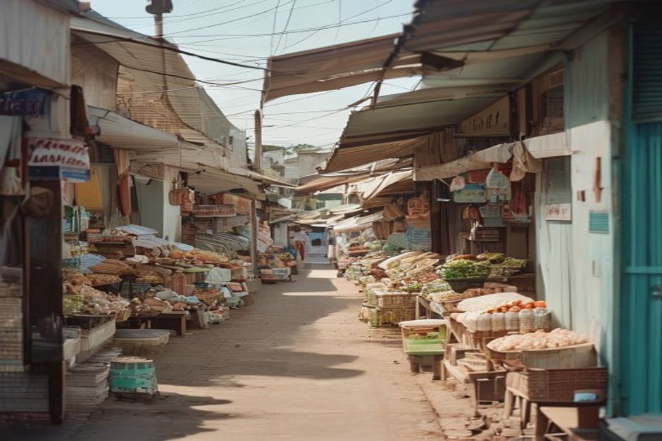 Bangui illustrating Central African Republic's tertiary service sector