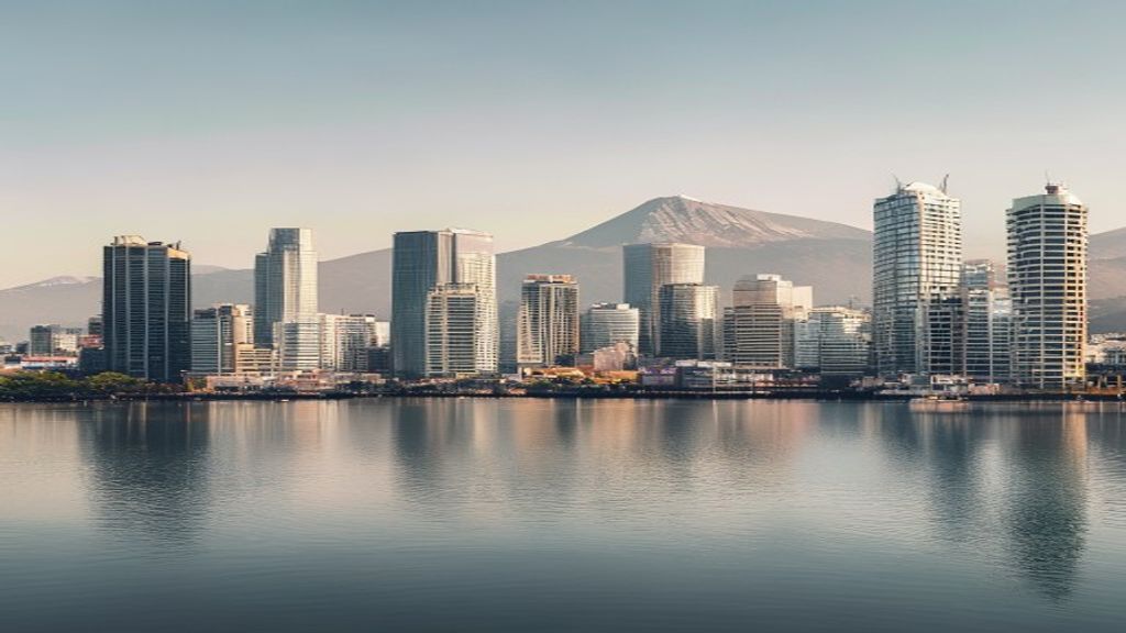 Santiago financial district representing Chile's largest companies