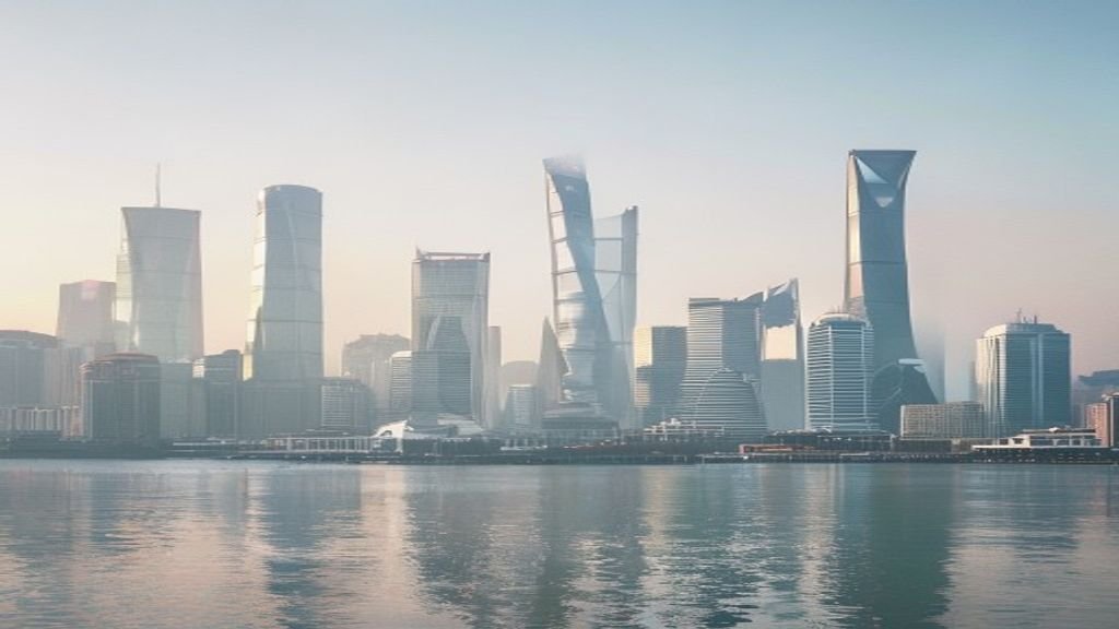 Shanghai representing China's largest companies