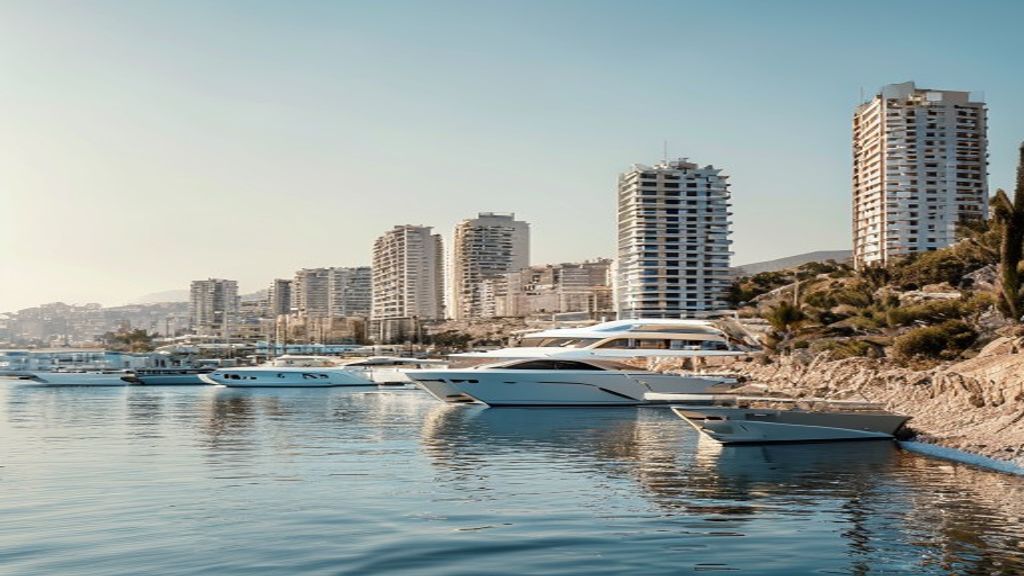 Limassol coastline and marina reflecting Cyprus's billionaires and luxury residences