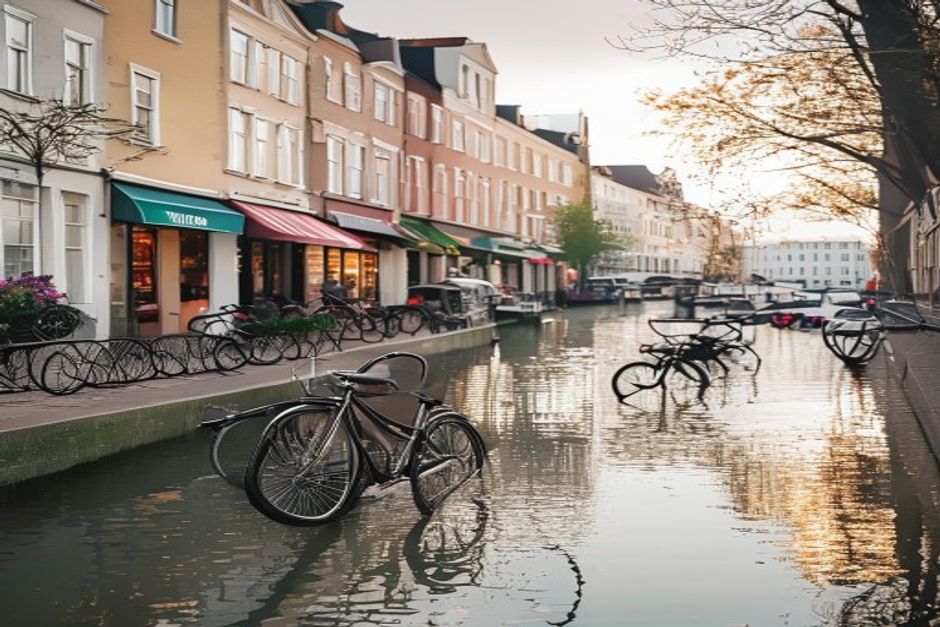 Copenhagen waterfront illustrating Denmark's tertiary service sector