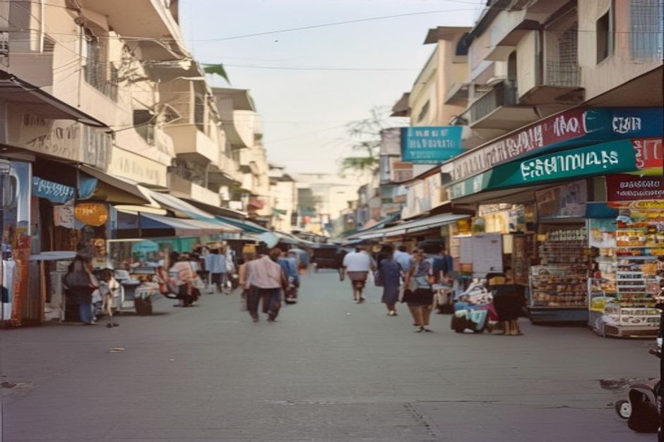 Kinshasa illustrating DR Congo's tertiary service sector