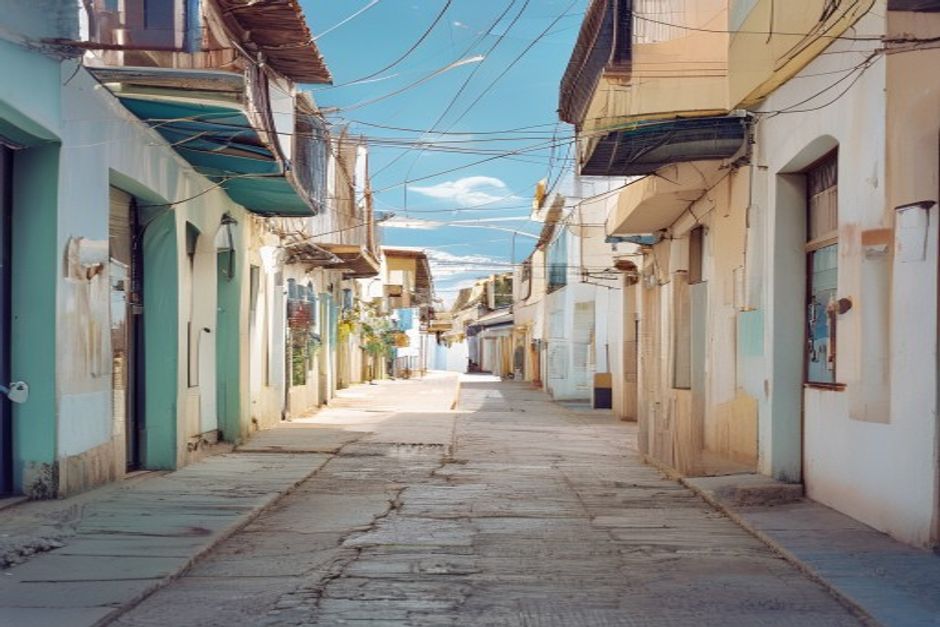 San Salvador illustrating El Salvador's tertiary service sector