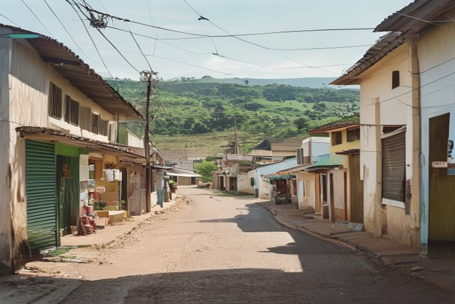 Mbabane street illustrating Eswatini's tertiary service sector