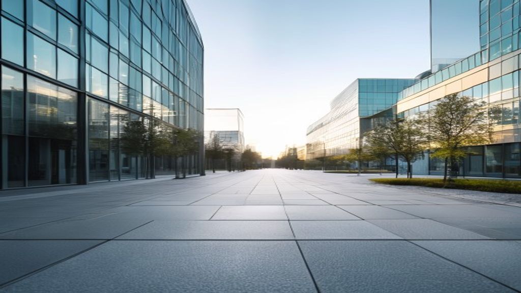 Helsinki business district representing Finland's largest companies