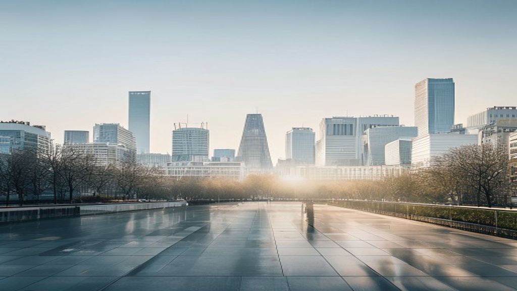 Paris business district representing France's largest companies