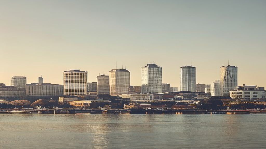 Frankfurt representing Germany's largest companies