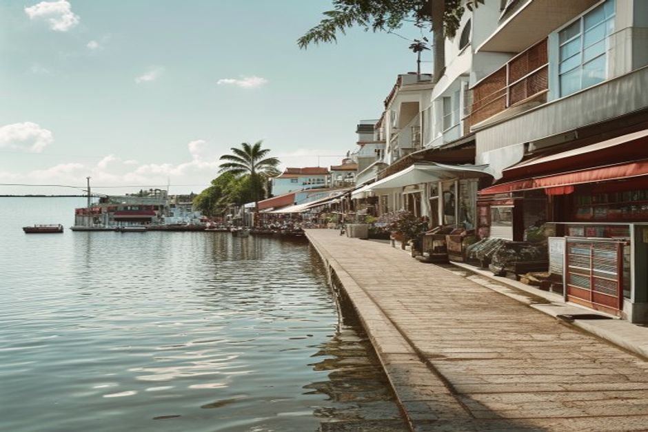 Saint George's illustrating Grenada's tertiary service sector