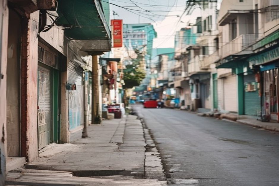Tegucigalpa illustrating Honduras' tertiary service sector