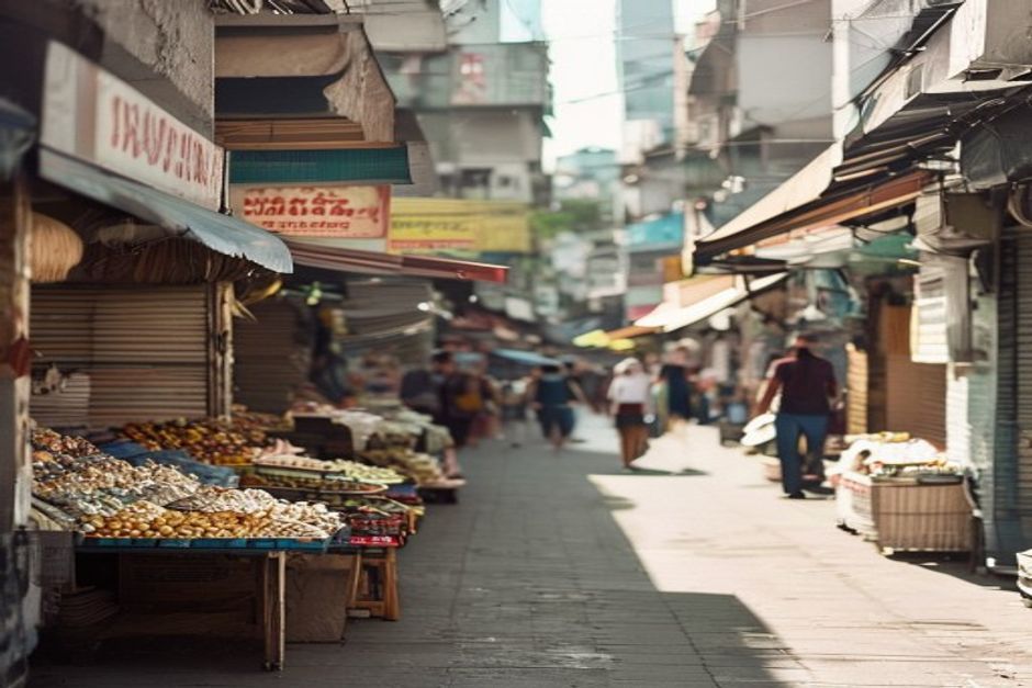 Mumbai illustrating India's tertiary service sector