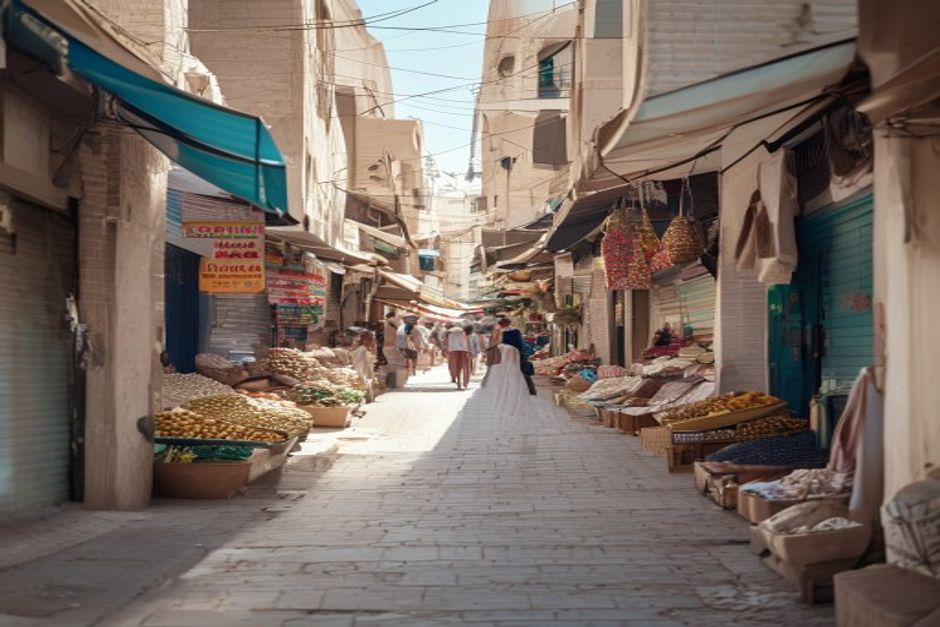 Baghdad illustrating Iraq's tertiary service sector