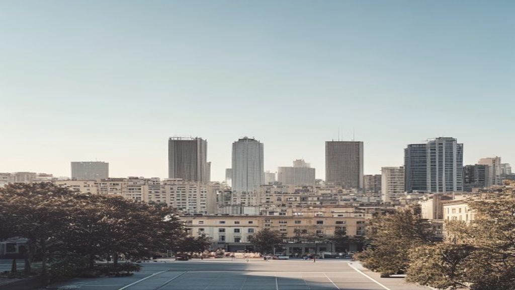 Milan business district representing Italy's largest companies