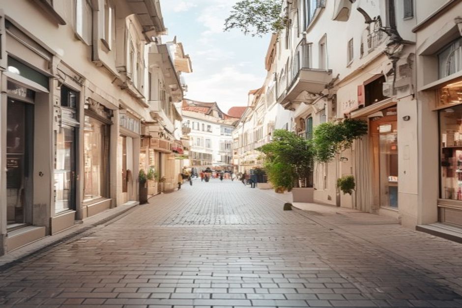 Luxembourg City illustrating Luxembourg's tertiary service sector