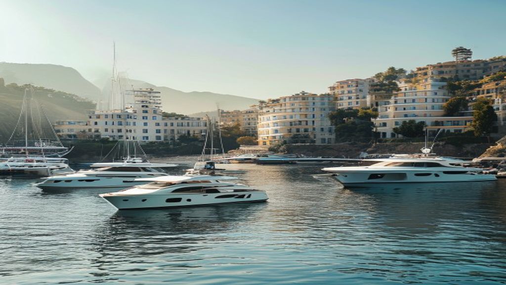 Monte Carlo harbour with yachts representing Monaco's billionaires