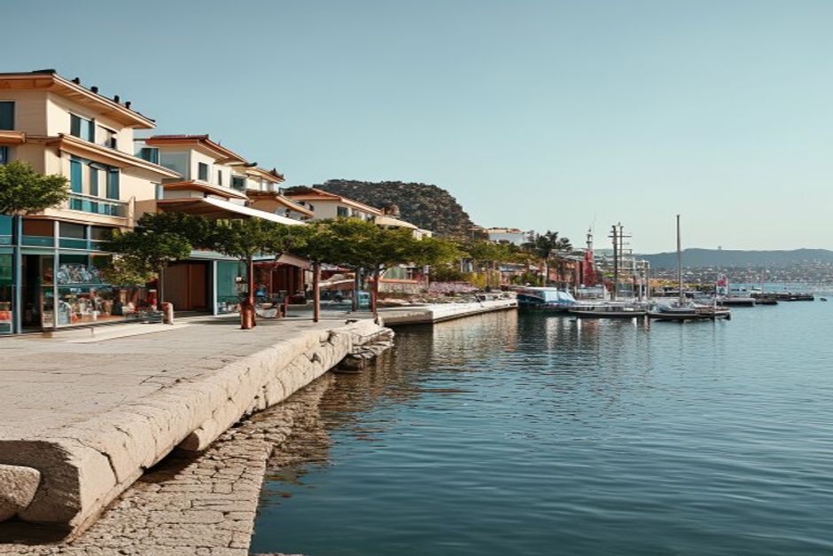 Monte Carlo illustrating Monaco's tertiary service sector