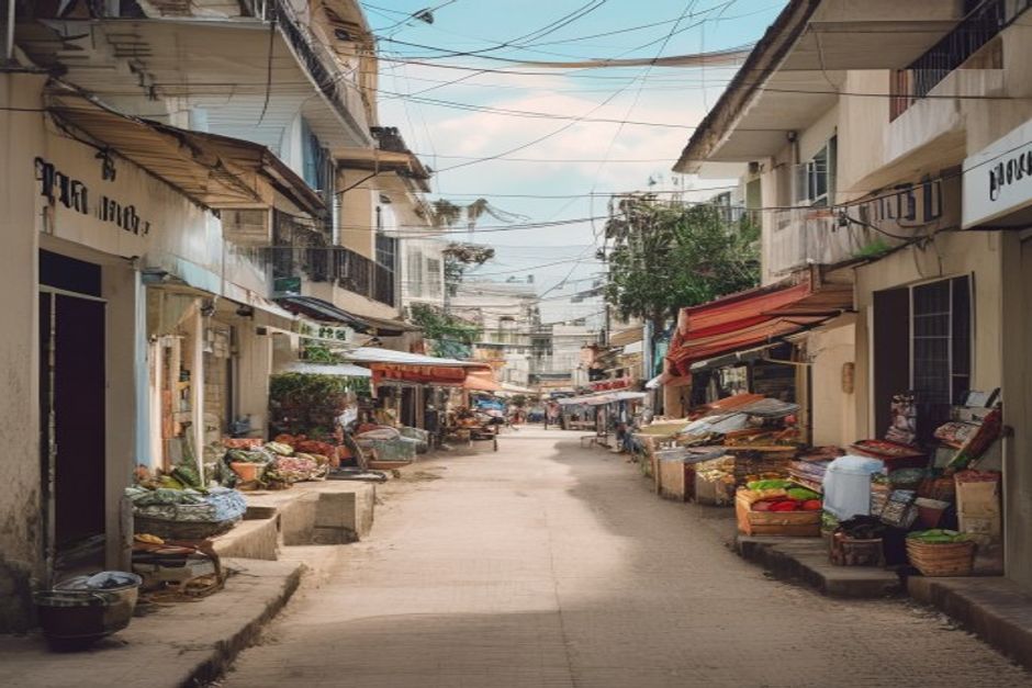 Asuncion street illustrating Paraguay's tertiary service sector