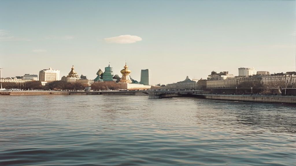 Moscow illustrating the current economic system of Russia