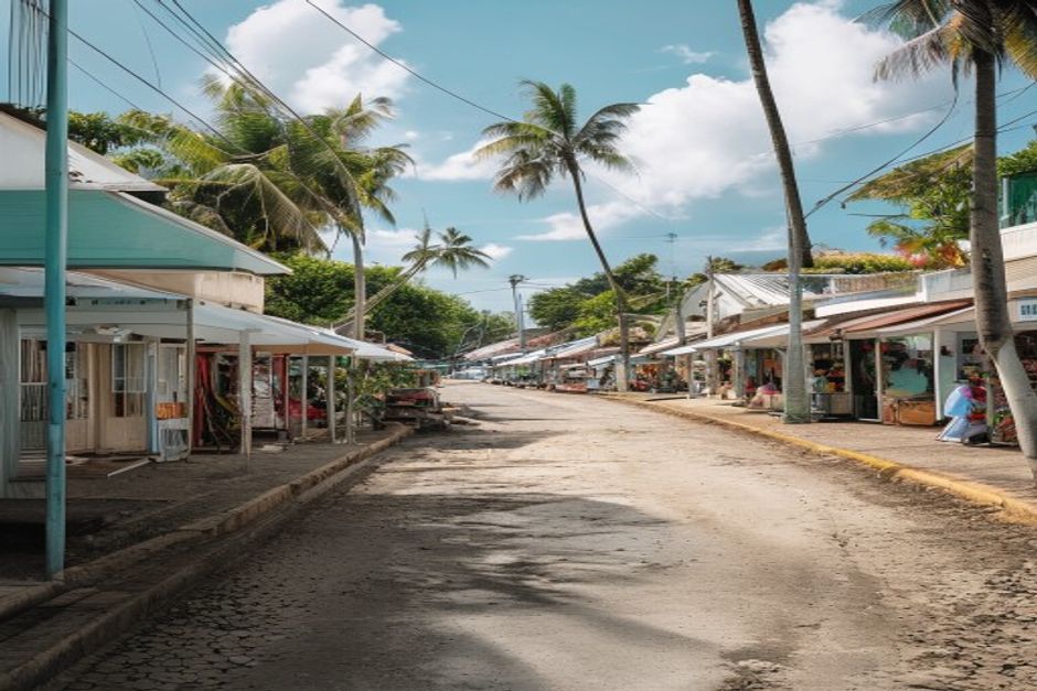 Apia waterfront illustrating Samoa's tertiary service sector