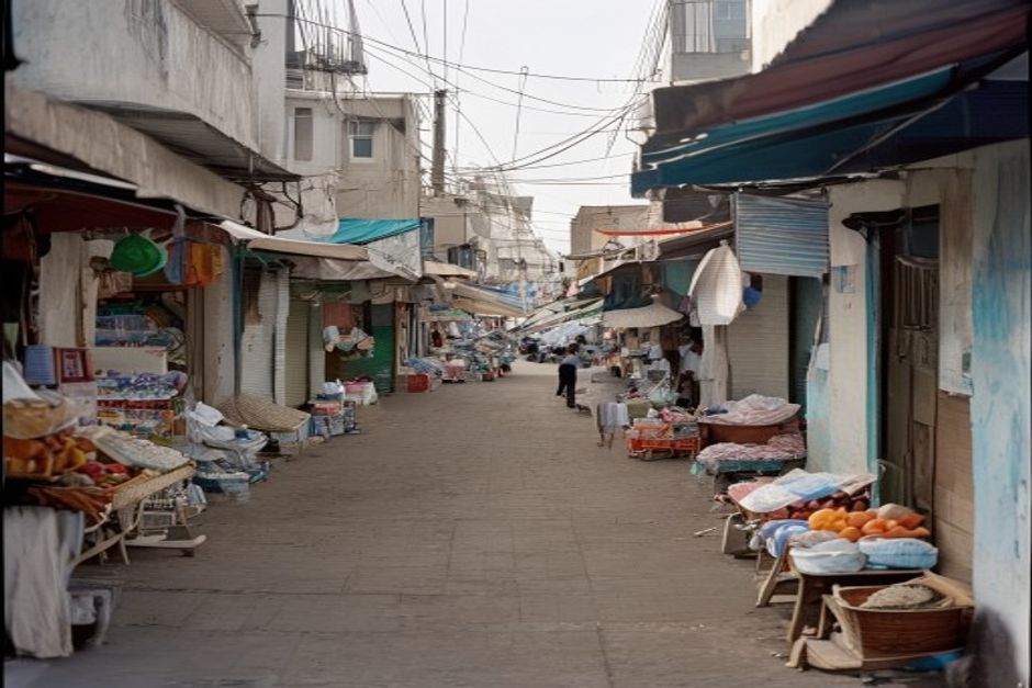 Mogadishu market illustrating Somalia's tertiary service sector