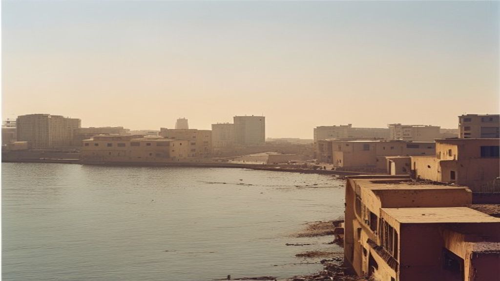 Khartoum along the Nile illustrating Sudan's economic system