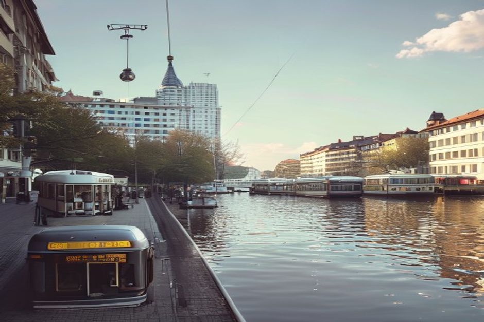 Zurich financial district illustrating Switzerland's tertiary service sector