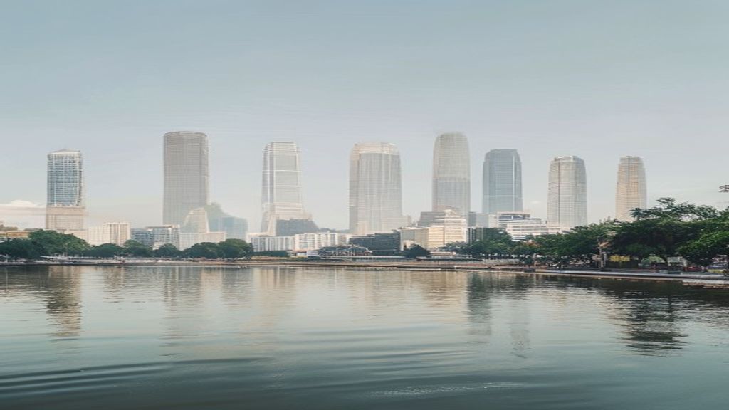 Bangkok business district representing Thailand's largest companies