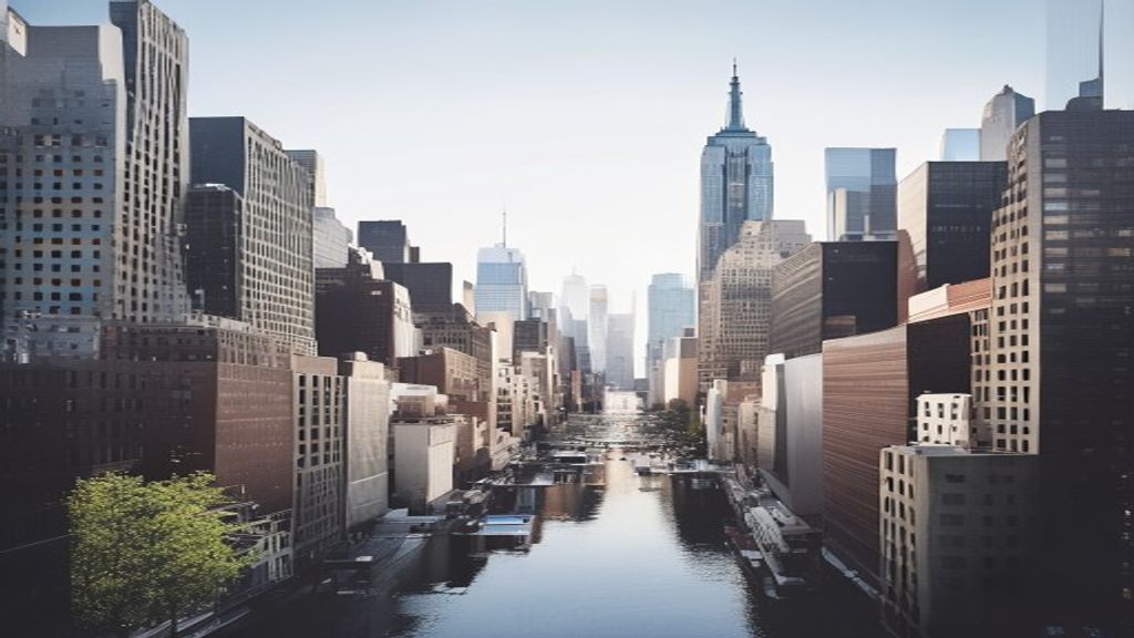 Manhattan skyline representing the largest US companies