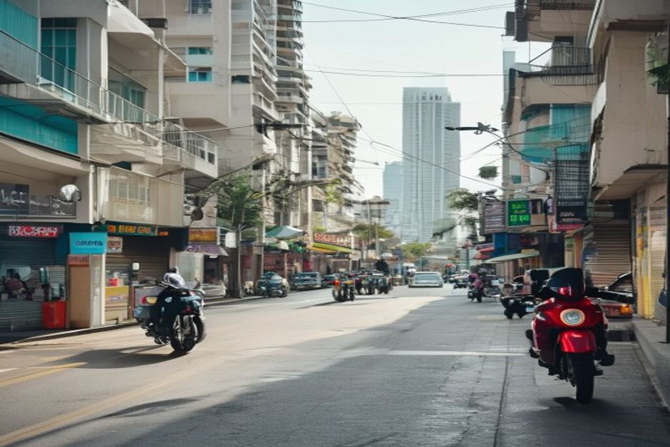 Ho Chi Minh City street illustrating Vietnam's tertiary service sector