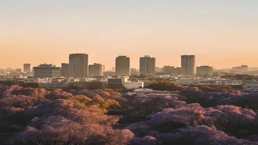 Harare illustrating Zimbabwe's economic system