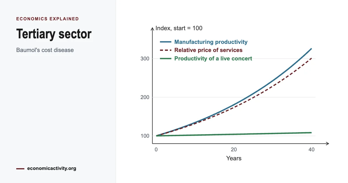 Tertiary economic activity: definition, background, examples